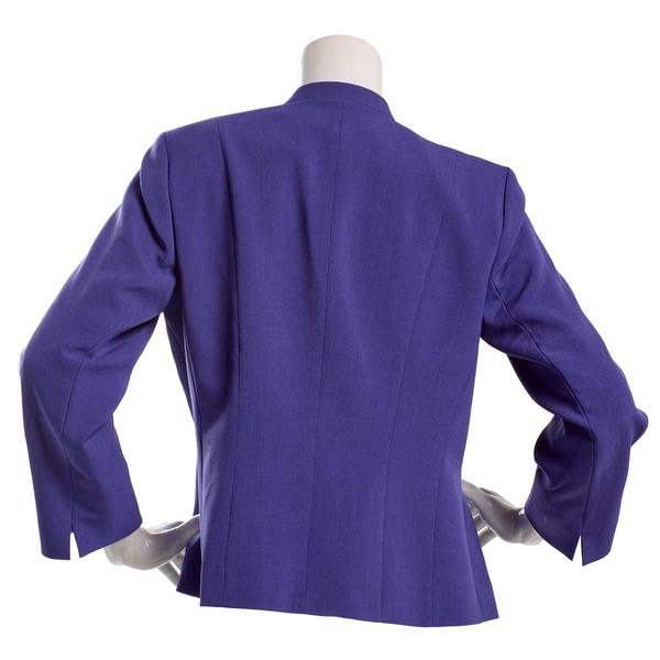 Plus Size Kasper Long Sleeve Solid Open Front Blazer