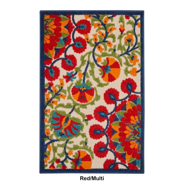 Nourison Aloha Bloom Vines Transitional Indoor/Outdoor Area Rug