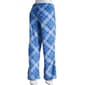 Womens MUK LUKS&#174; Plaid Plush Pajama Pants - Blue - image 2