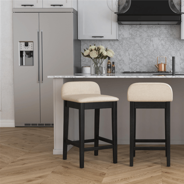 HH2 Home Maydena Wood Counter Height Stool