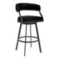 Armen Living Saturn Bar Height Swivel Painted Finish Barstool - image 1