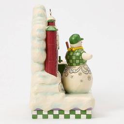 Jim Shore Heartwood Creek Snowman Scene Christmas Figurine