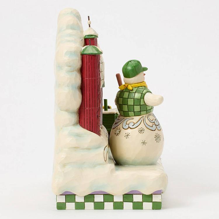 Jim Shore Heartwood Creek Snowman Scene Christmas Figurine