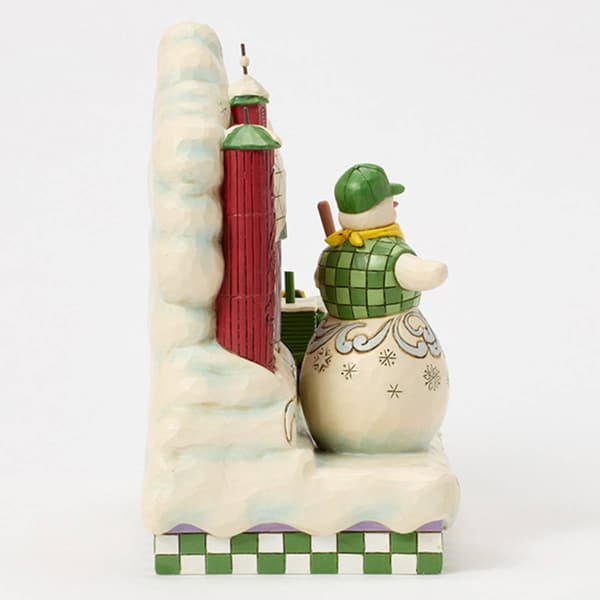 Jim Shore Heartwood Creek Snowman Scene Christmas Figurine