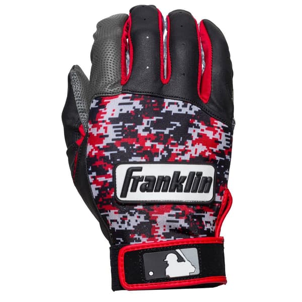 Franklin(R) Youth Digitek MLB Gloves - Black/Red