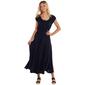 Womens Premise Cap Sleeve Peasant Tie Front Gored Dress - image 1