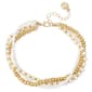 Steve Madden Vintage Beaded Layered Anklet - image 1