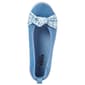 Womens Take A Walk Tweed Bow Slip-On Flats - image 3