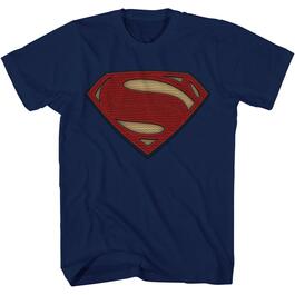 Young Mens Superman&#40;tm&#41; Logo Graphic Tee