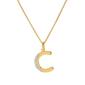 Accents by Gianni Argento Diamond Accent Block Initial C Pendant - image 1