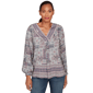 Womens Skyes the Limit Back To Town Long Sleeve Surplice Neck B - image 1