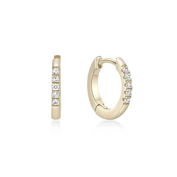 Brilliant Grown 1/10ctw. Lab-Grown Diamond Hoop Earrings