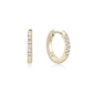 Brilliant Grown 1/10ctw. Lab-Grown Diamond Hoop Earrings - image 1