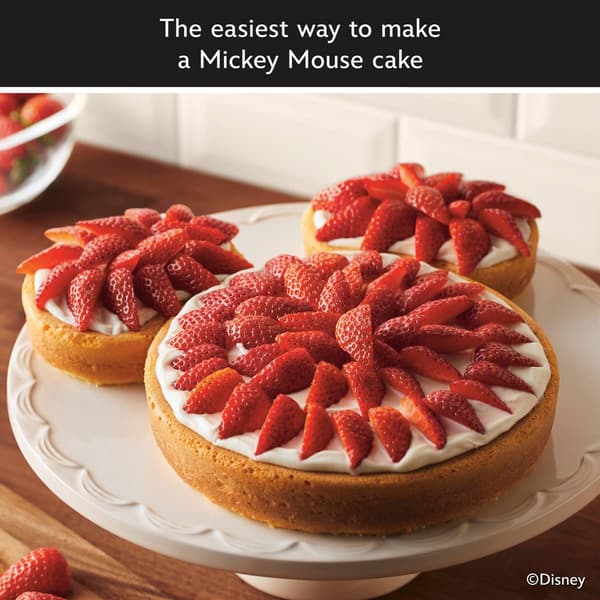Farberware&#174; Disney Bake w/ Mickey Nonstick 3pc. Cake Pan Set