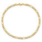 Unisex Gold Classics&#8482; 3.5mm. 14k Semi Solid Figaro Chain Necklace - image 2
