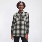Petite Mountain Ridge Plaid Twill Shacket - Black Lea Plaid - image 1