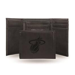 Mens NBA Miami Heat Faux Leather Trifold Wallet