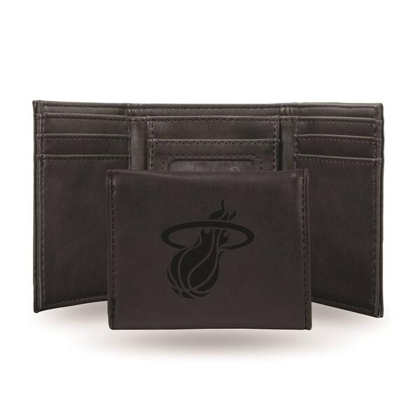 Mens NBA Miami Heat Faux Leather Trifold Wallet - image 