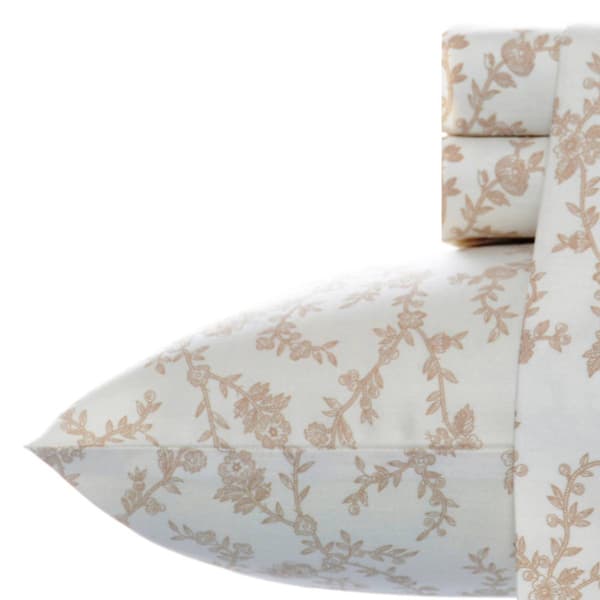 Laura Ashley(R) Victoria Flannel Sheet Set - image 