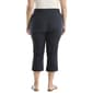 Plus Size Rafaella® Pull On Horse Bit Denim Capris - image 2