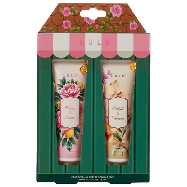 Lulu Peony & Lemon and Orchid & Vanilla Hand Cream Duo Set - image 