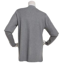 Womens Chloe & Jasmine 26in. Directional Rib Stitch Cardigan