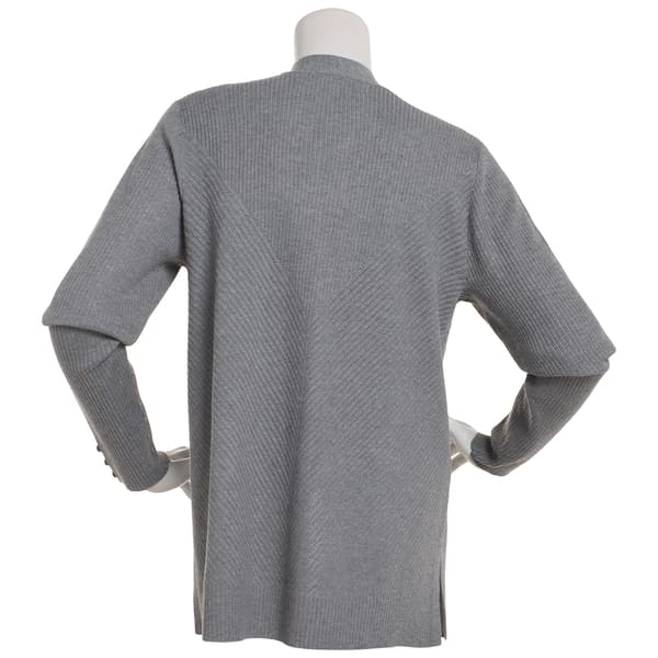 Womens Chloe & Jasmine 26in. Directional Rib Stitch Cardigan