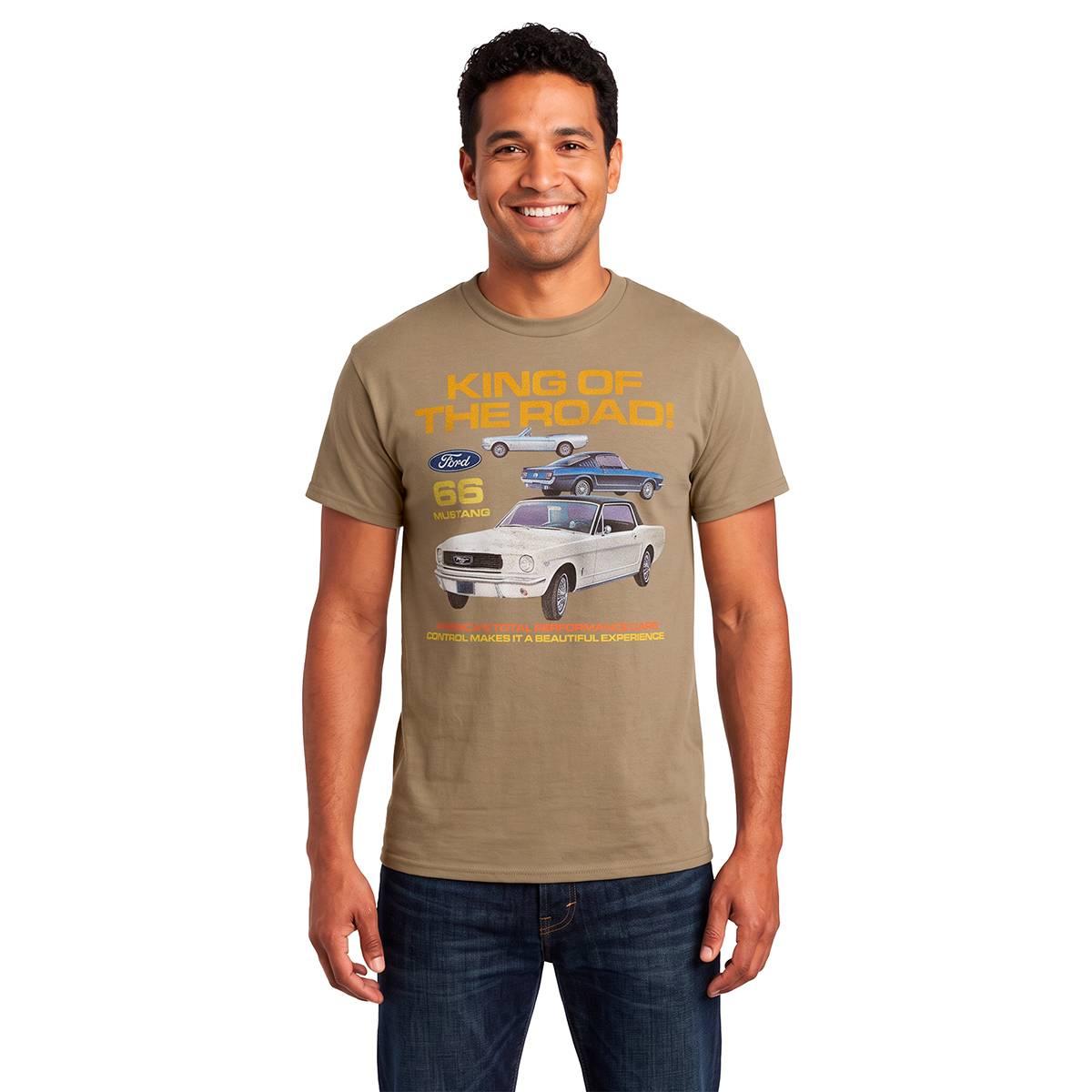 Young Mens Mustang King O ''Road Graphic Tee