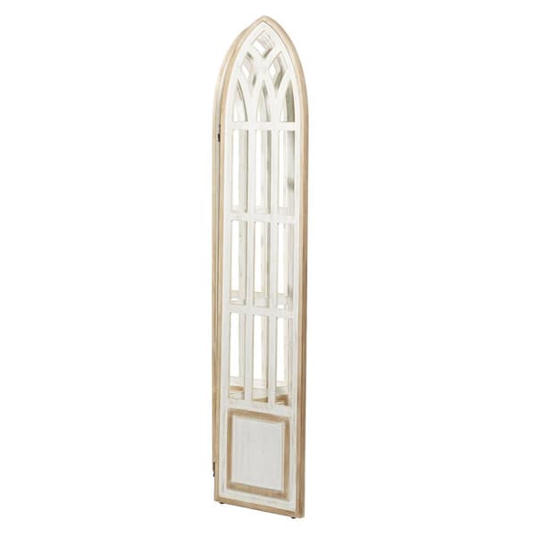 9th & Pike&#174; Farmhouse White Wood Room Divider Screen