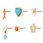 Betsey Johnson Beachy Stud Earring Set - image 2