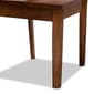 Baxton Studio Miela Walnut Brown Finished Wood 5pc. Dining Set - image 6