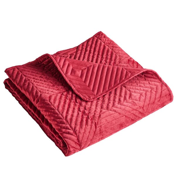 Greenland Home Fashions&#40;tm&#41; Riviera Velvet Mid-Century Throw Blanket - image 