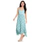 Juniors No Comment Crochet Paisley Handkerchief Hem Midi Dress - image 2