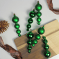 Northlight 6ct. Green Shiny & Matte Christmas Ornaments - image 2