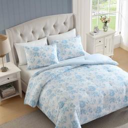 Laura Ashley Anja Textured Toile Comforter Set