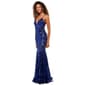 Juniors Emerald Sundae Sequin Strappy Empire Waist Dress - image 4