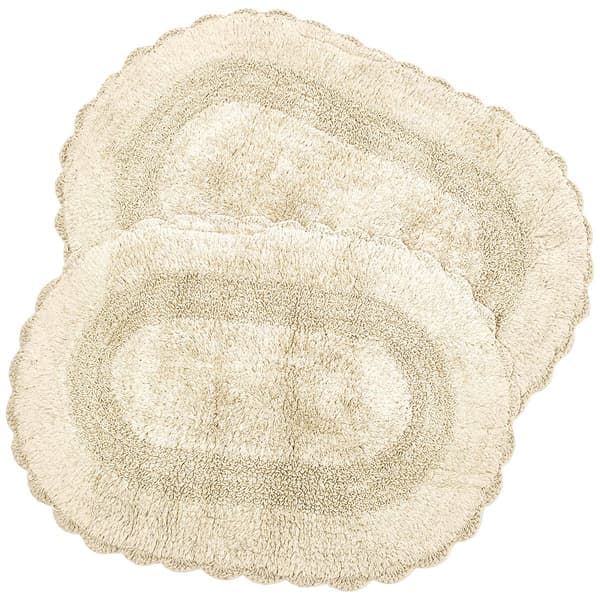 Milford Oval Crochet Edge 2pc. Bathroom Rug Set - image 