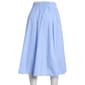 Juniors Hunter & Brown Gingham Midi Skirt with Pockets - image 3