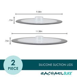Rachael Ray 2pc. Silicone Suction Lid Set