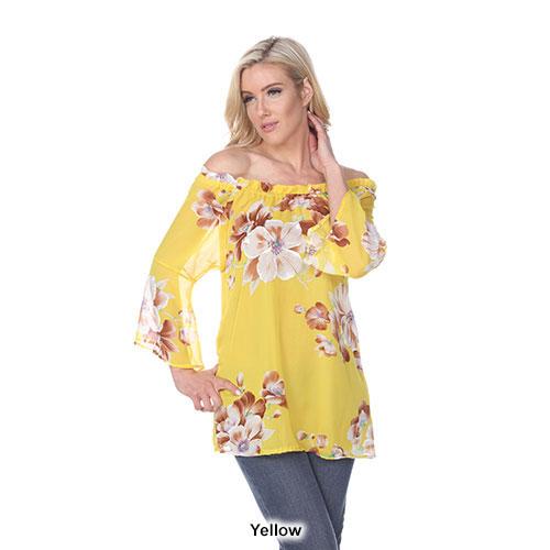 Womens White Mark Keola Off Shoulder Tunic