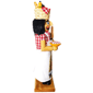 Santa''s Workshop 14in. Pizzeria Nutcracker - image 3