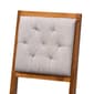 Baxton Studio Suvi Modern Walnut Brown Wood 5pc.Dining Set - image 5