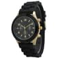 Womens Olivia Pratt Trendy Silicone Strap Watch - 20225BLACK - image 1