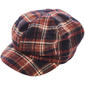 Womens Madd Hatter Plaid Newsboy Hat - image 1