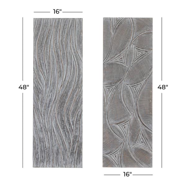 9th & Pike&#174; Rectangular Grey Wood Wall Decor