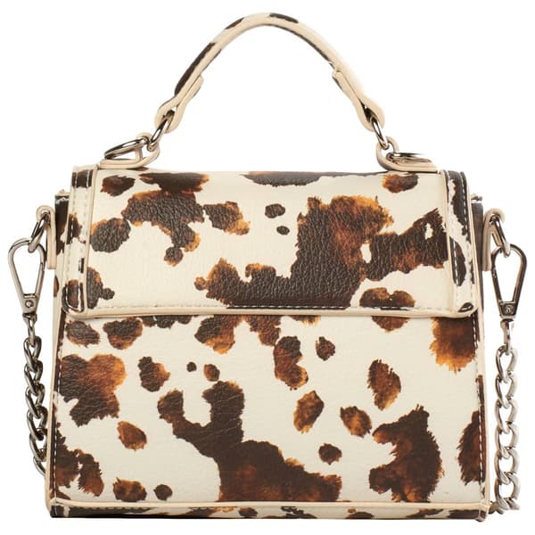 Madden Girl Cow Hide Top Handle Satchel