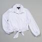 Girls &#40;7-16&#41; Amy Byer Button Front Tie Front Blouse - image 1