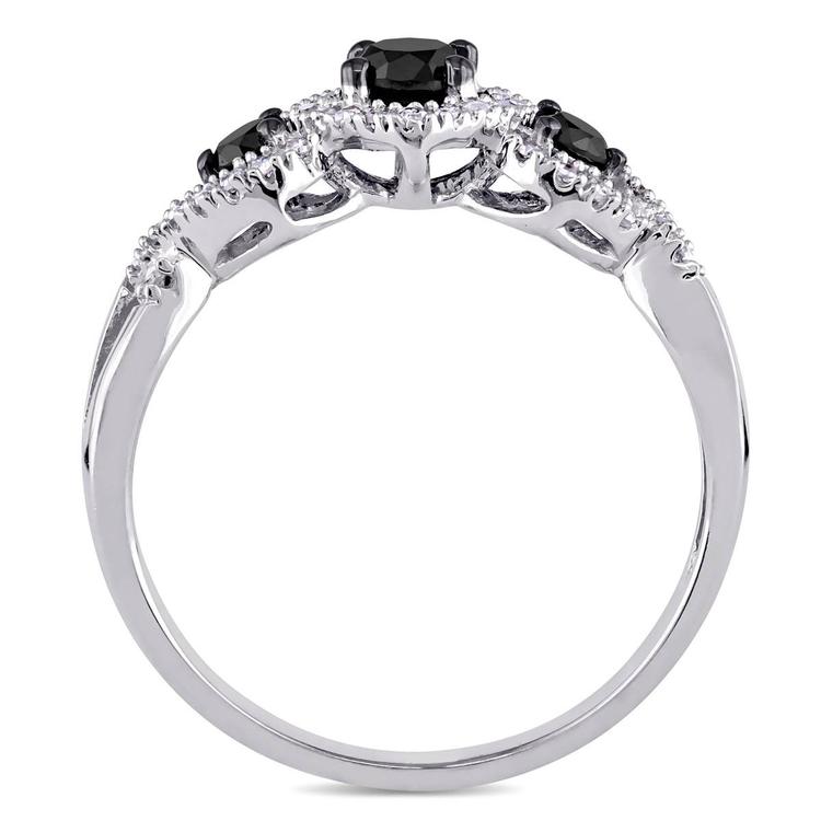 Diamond Classics™ 10kt. White Gold 1/2ct. 3-Stone Diamond Ring