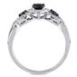Diamond Classics&#8482; 10kt. White Gold 1/2ct. 3-Stone Diamond Ring - image 3