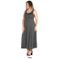 Plus Size 24/7 Comfort Apparel Sleeveless A-Line Tank Maxi Dress - image 4